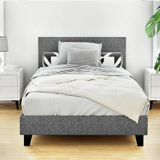 Artiss Bed Frame King Single Size Grey NEO - Mekamart Australia
