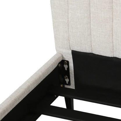 Artiss Bed Frame King Size Beige AMMY - Mekamart Australia