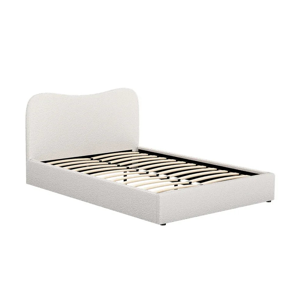 Artiss Bed Frame Double Size Boucle DARA - Mekamart Australia