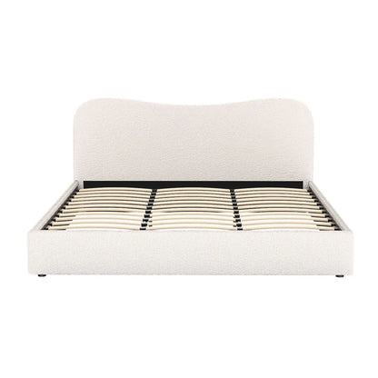 Artiss Bed Frame King Size Boucle DARA - Mekamart Australia