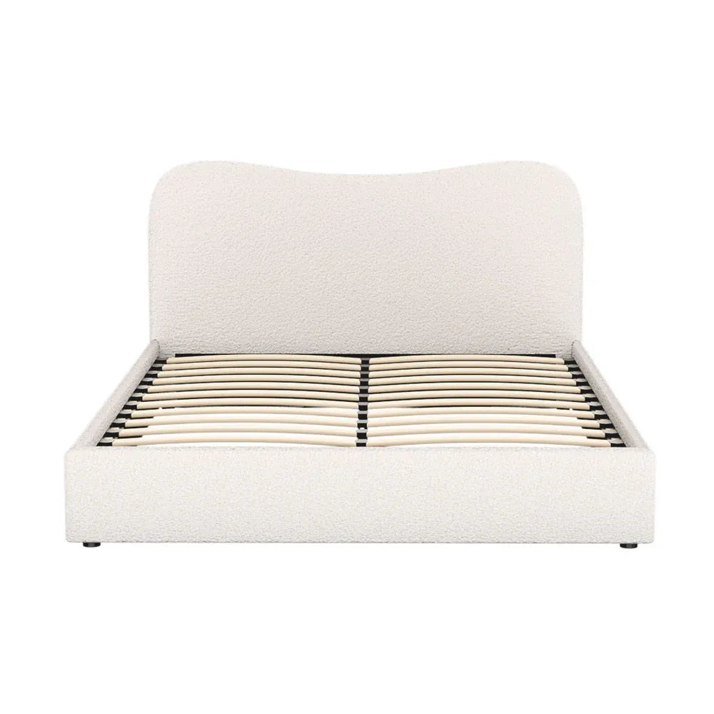 Artiss Bed Frame Queen Size Boucle DARA - Mekamart Australia