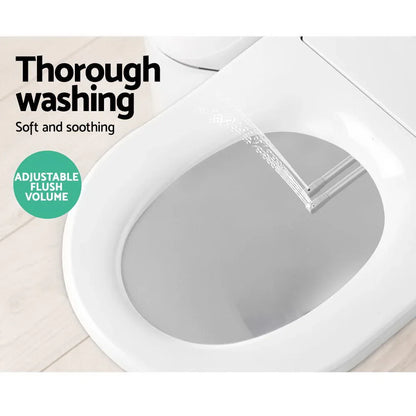 Cefito Non Electric Bidet Toilet Seat Cover Auto Smart Water Wash Dry - Mekamart Australia