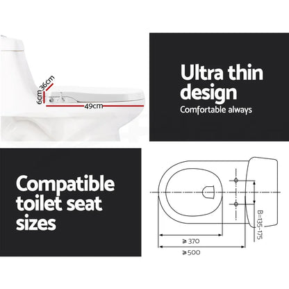 Cefito Non Electric Bidet Toilet Seat Cover Auto Smart Water Wash Dry - Mekamart Australia