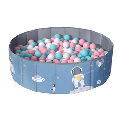 Keezi Kids Ball Pool Pit Toddler Play Foldable Child Playhouse Storage Bag Blue - Mekamart Australia