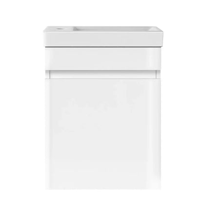 Cefito Vanity Unit 400mm with Basin White - Mekamart Australia