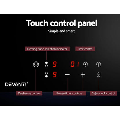 Devanti Electric Ceramic Cooktop 30cm - Mekamart Australia