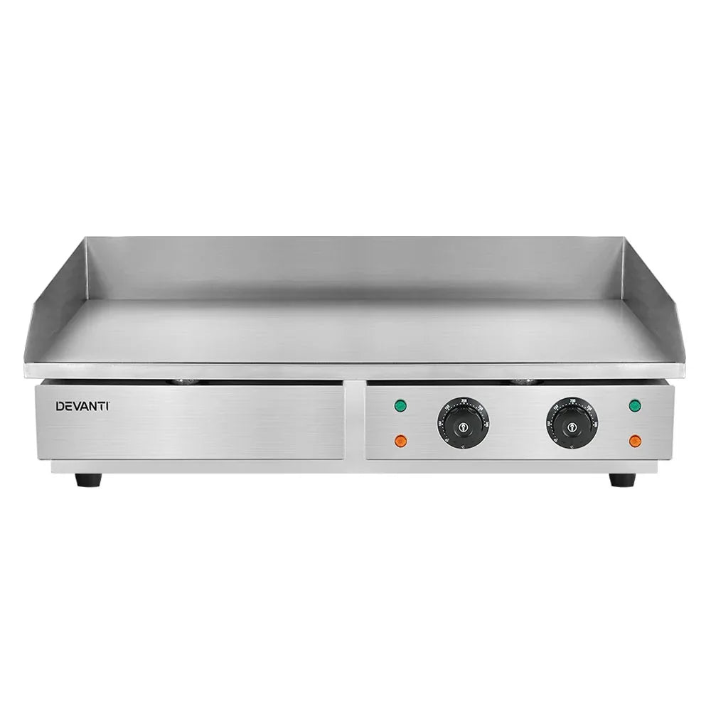 Devanti Commercial Electric Griddle 73cm BBQ Grill Plate 4400W - Mekamart Australia