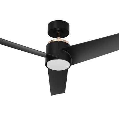 Devanti 52'' Ceiling Fan DC Motor w/Light w/Remote - Black - Mekamart Australia
