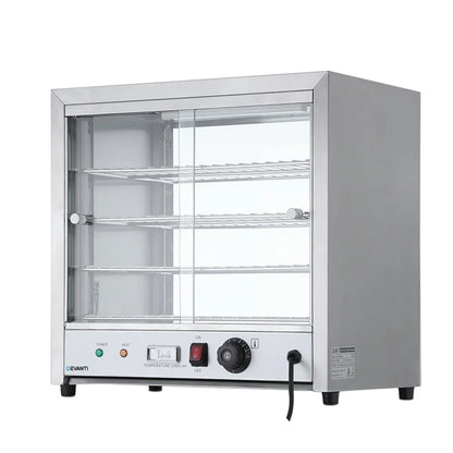 Devanti Commercial Food Warmer Hot Display Showcase Cabinet 54cm - Mekamart Australia