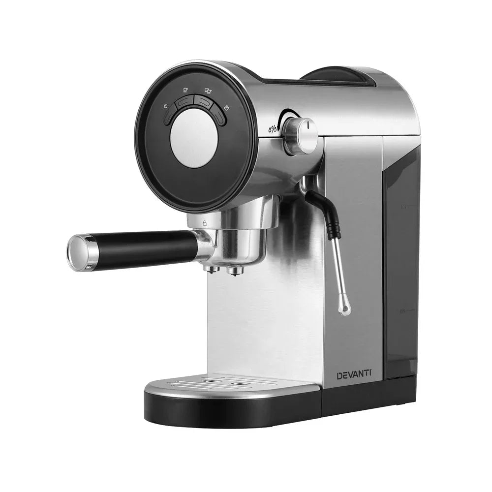 Devanti 20 Bar Coffee Machine Espresso Cafe Maker - Mekamart Australia