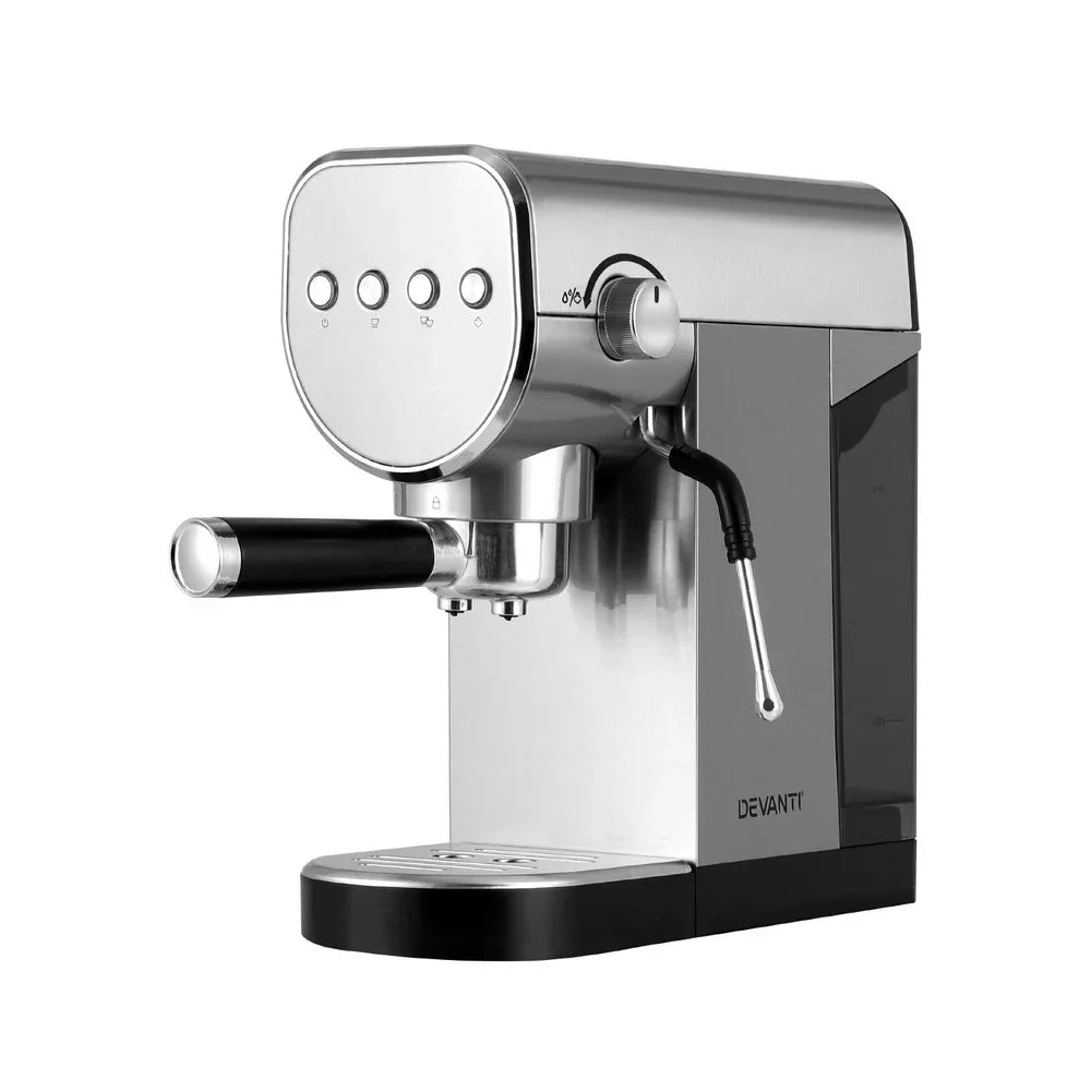 Devanti 20 Bar Coffee Machine Espresso Cafe Maker - Mekamart Australia