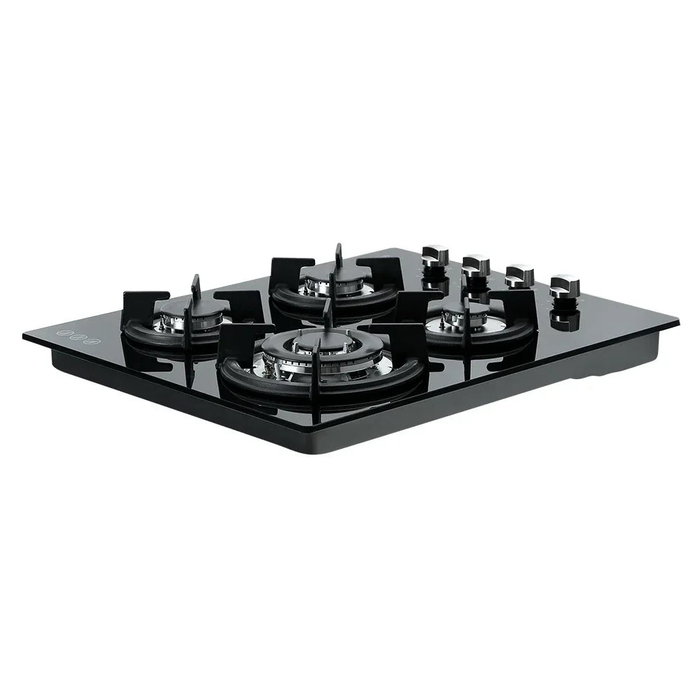 Devanti Gas Cooktop 60cm Stove Hob Black - Mekamart Australia