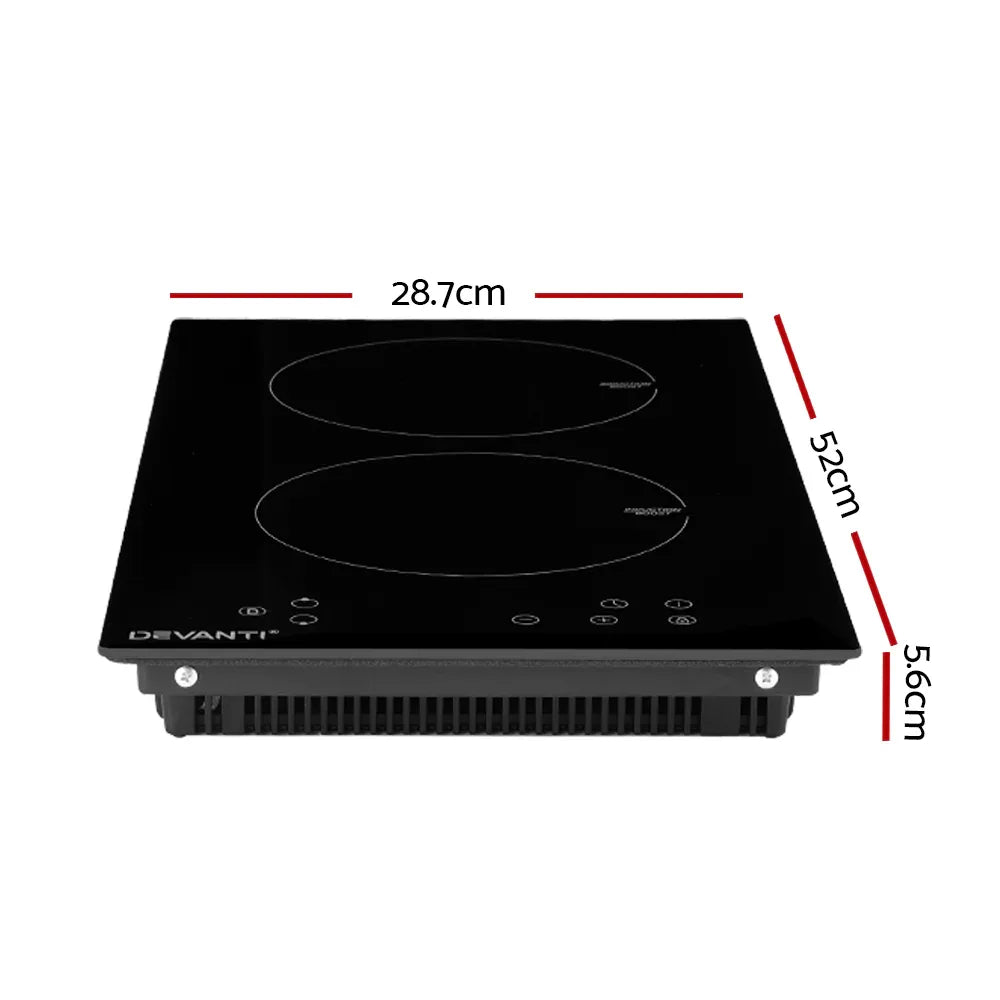 Devanti Induction Cooktop 30cm Electric Cooker - Mekamart Australia