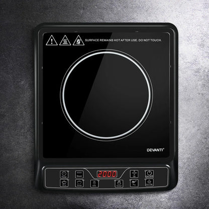 Devanti Induction Cooktop 30cm Portable Cooker - Mekamart Australia