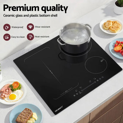 Devanti Induction Cooktop 60cm Electric Cooker - Mekamart Australia