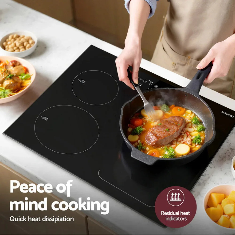Devanti Induction Cooktop 60cm Electric Cooker - Mekamart Australia