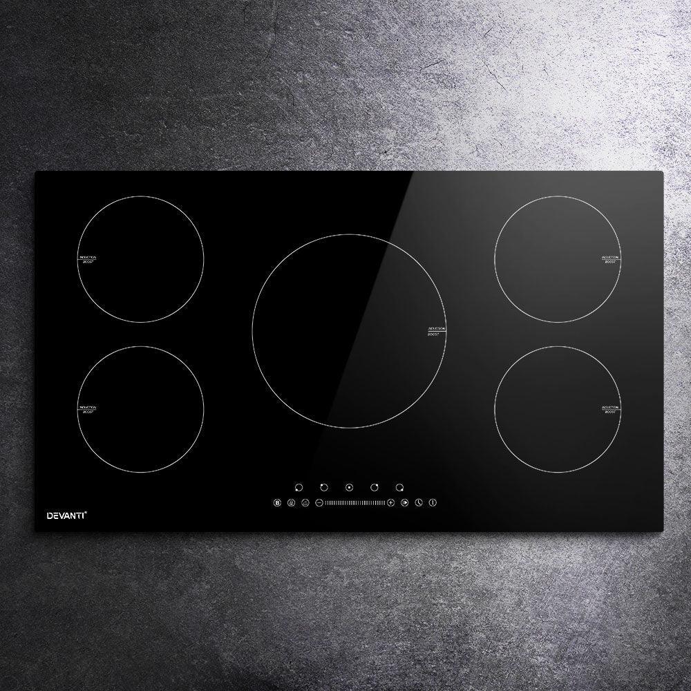 Devanti Induction Cooktop 90cm Electric Cooker - Mekamart Australia