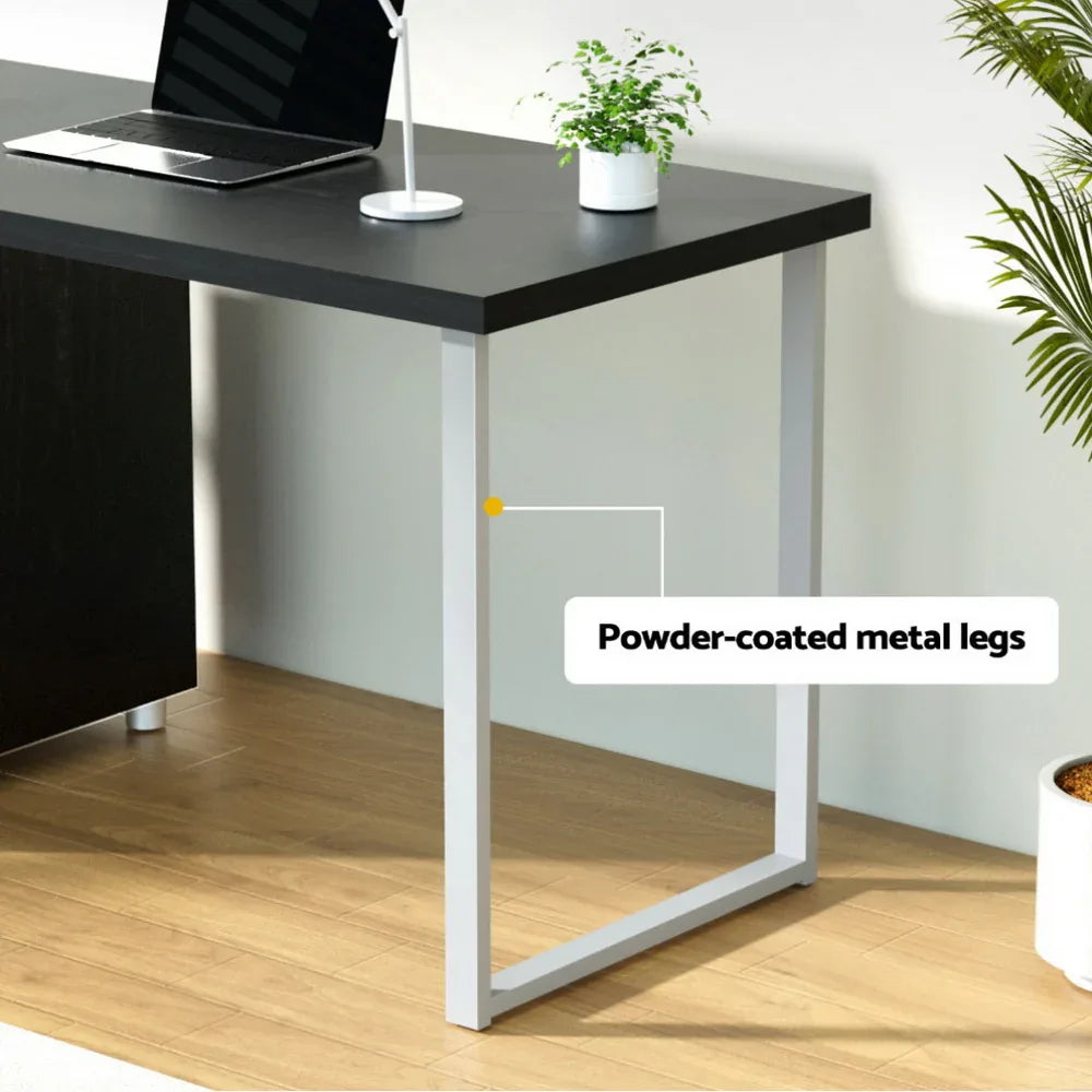 Artiss Computer Desk Drawer Black 140CM - Mekamart Australia