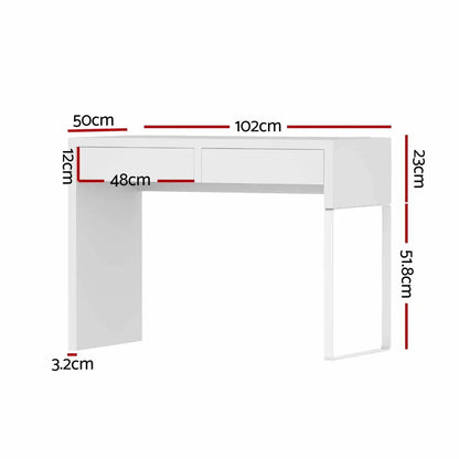 Artiss Computer Desk Drawer White - Mekamart Australia