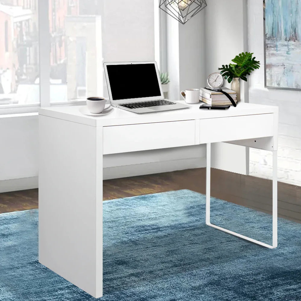 Artiss Computer Desk Drawer White - Mekamart Australia