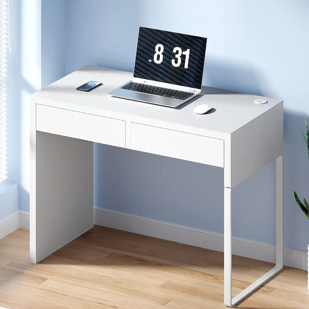 Artiss Computer Desk Drawer White - Mekamart Australia