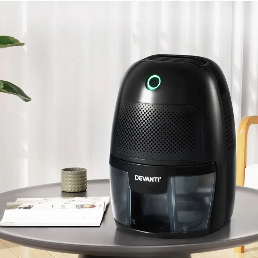 Devanti Dehumidifier 600ML Air Purifier Black - Mekamart Australia