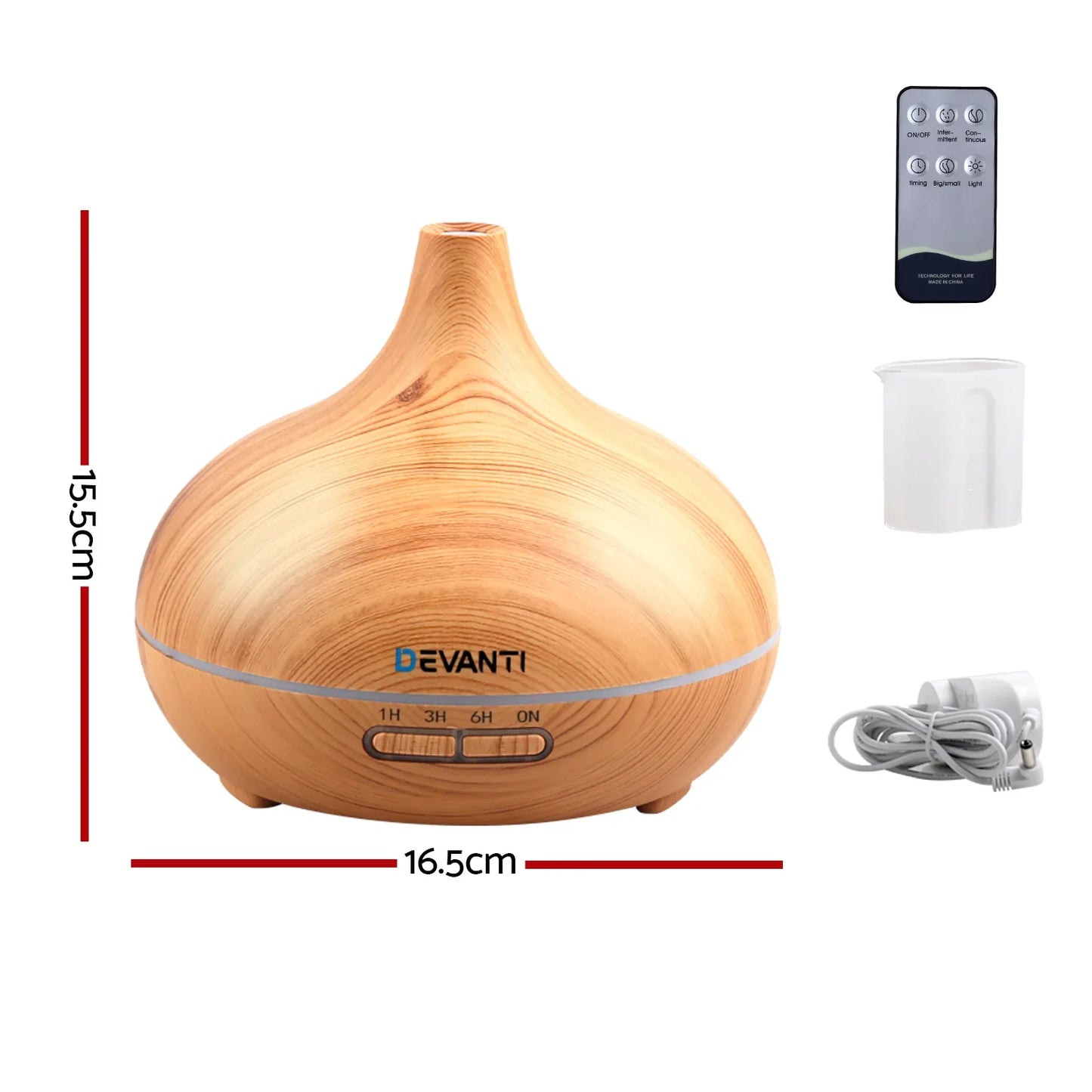 Devanti Aroma Diffuser Aromatherapy Humidifier 300ml - Mekamart Australia