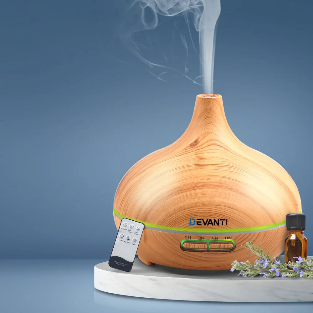 Devanti Aroma Diffuser Aromatherapy Humidifier 300ml - Mekamart Australia