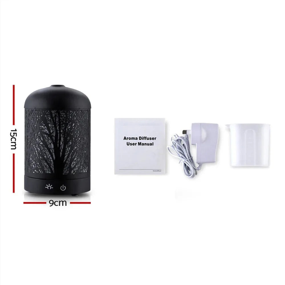 Devanti Aroma Diffuser Aromatherapy Black 160ml - Mekamart Australia