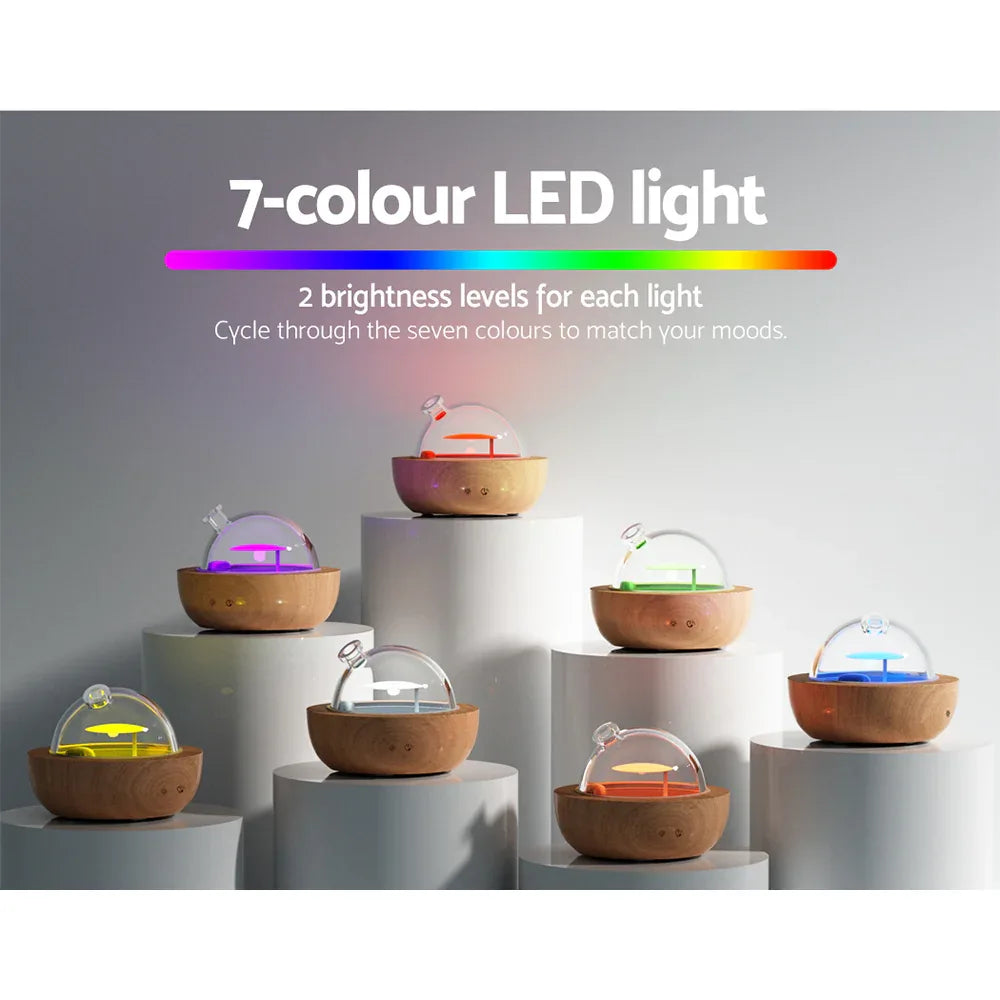 Devanti Aroma Diffuser Aromatherapy Glass 200ml - Mekamart Australia