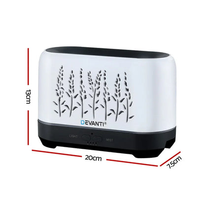 Devanti Aroma Diffuser Aromatherapy Flame 200ml - Mekamart Australia