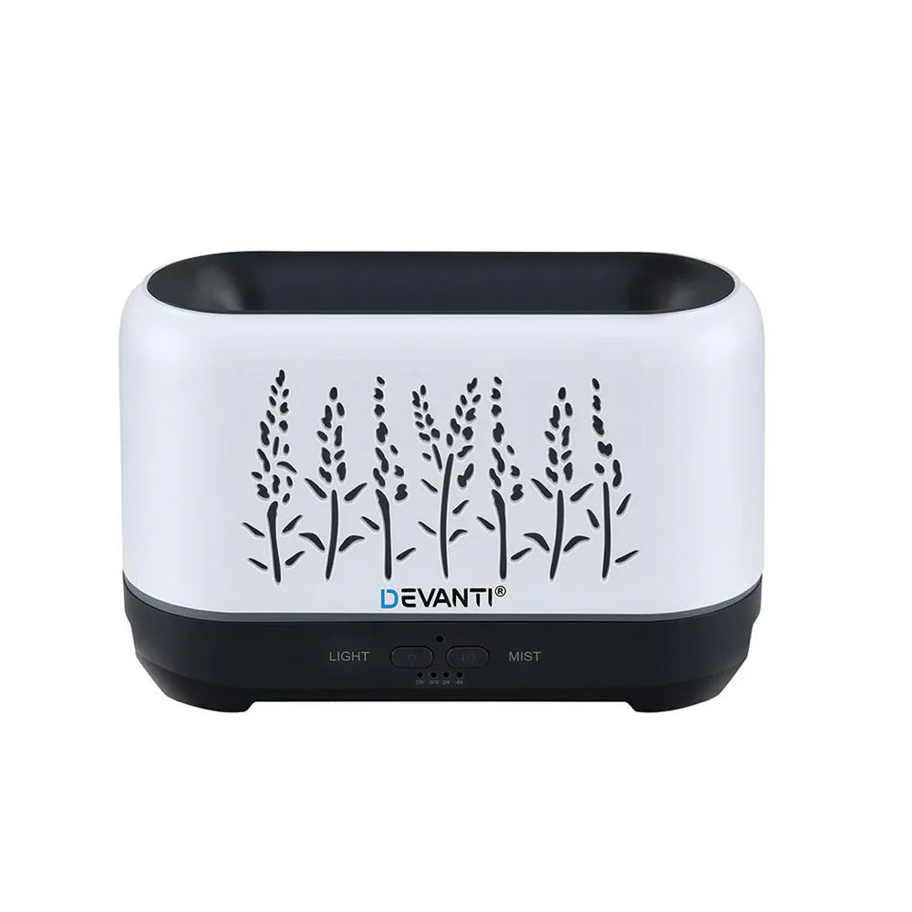 Devanti Aroma Diffuser Aromatherapy Flame 200ml - Mekamart Australia