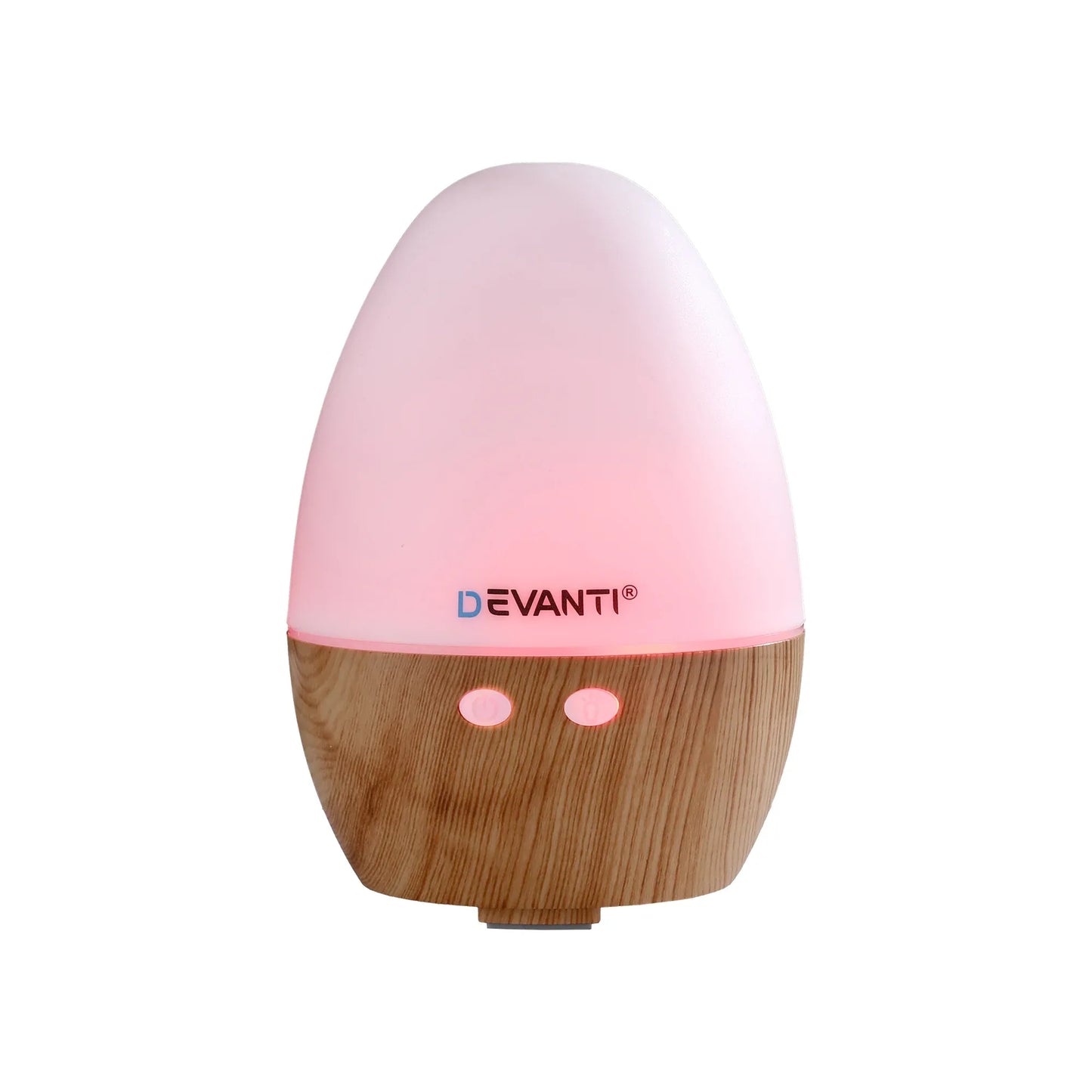 Devanti Ultrasonic Aroma Diffuser Aromatherapy 130ml LED Lights Iron Humidifier Forest - Mekamart Australia