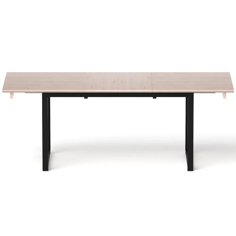 Artiss 2M Extendable Dining Table Kitchen Cafe Lounge Restaurant Tables Natural - Mekamart Australia