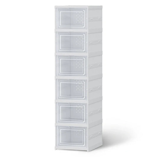 Artiss Foldable Shoe Rack Organizer 6 Tier Storage Shelf Hallway - Mekamart Australia