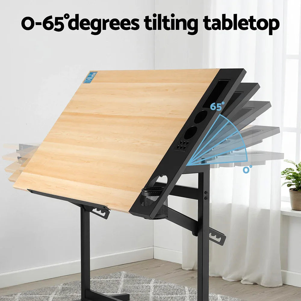 Artiss Drafting Table Drawing Desk Art Desk Multi-Functional Craft Drawing Table - Mekamart Australia