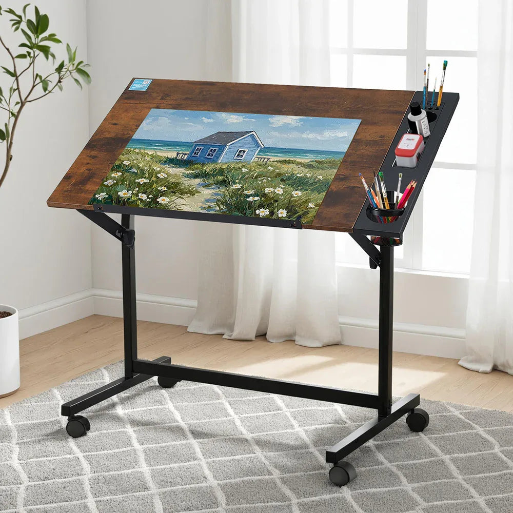 Artiss Drafting Table Drawing Desk Art Desk Multi-Functional Craft Drawing Table - Mekamart Australia
