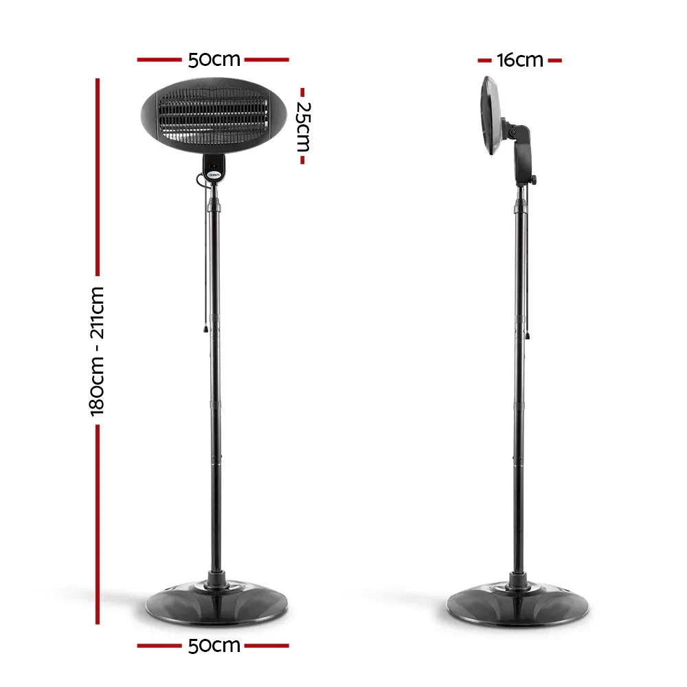 Devanti Electric Patio Heater 2000W - Mekamart Australia