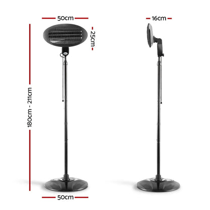 Devanti Electric Patio Heater 2000W - Mekamart Australia