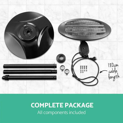 Devanti Electric Patio Heater 2000W - Mekamart Australia