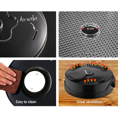 Devanti 5 Trays Food Dehydrator Fruit Dehydrators Pet Beef Jerky Dryer Black - Mekamart Australia