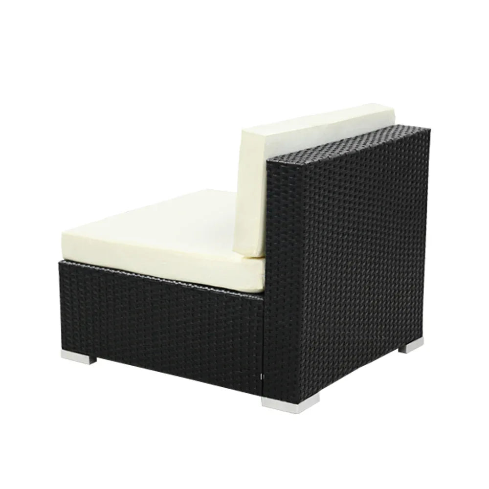 3PC Gardeon Outdoor Furniture Sofa Set Wicker Rattan Garden Lounge Chair Setting - Mekamart Australia