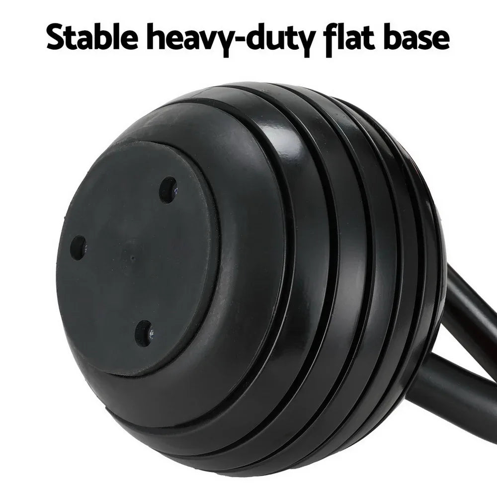 Everfit 18kg Adjustable Kettlebell Set Portable Kettle Bell Weight Dumbbells 10lbs 40lbs - Mekamart Australia