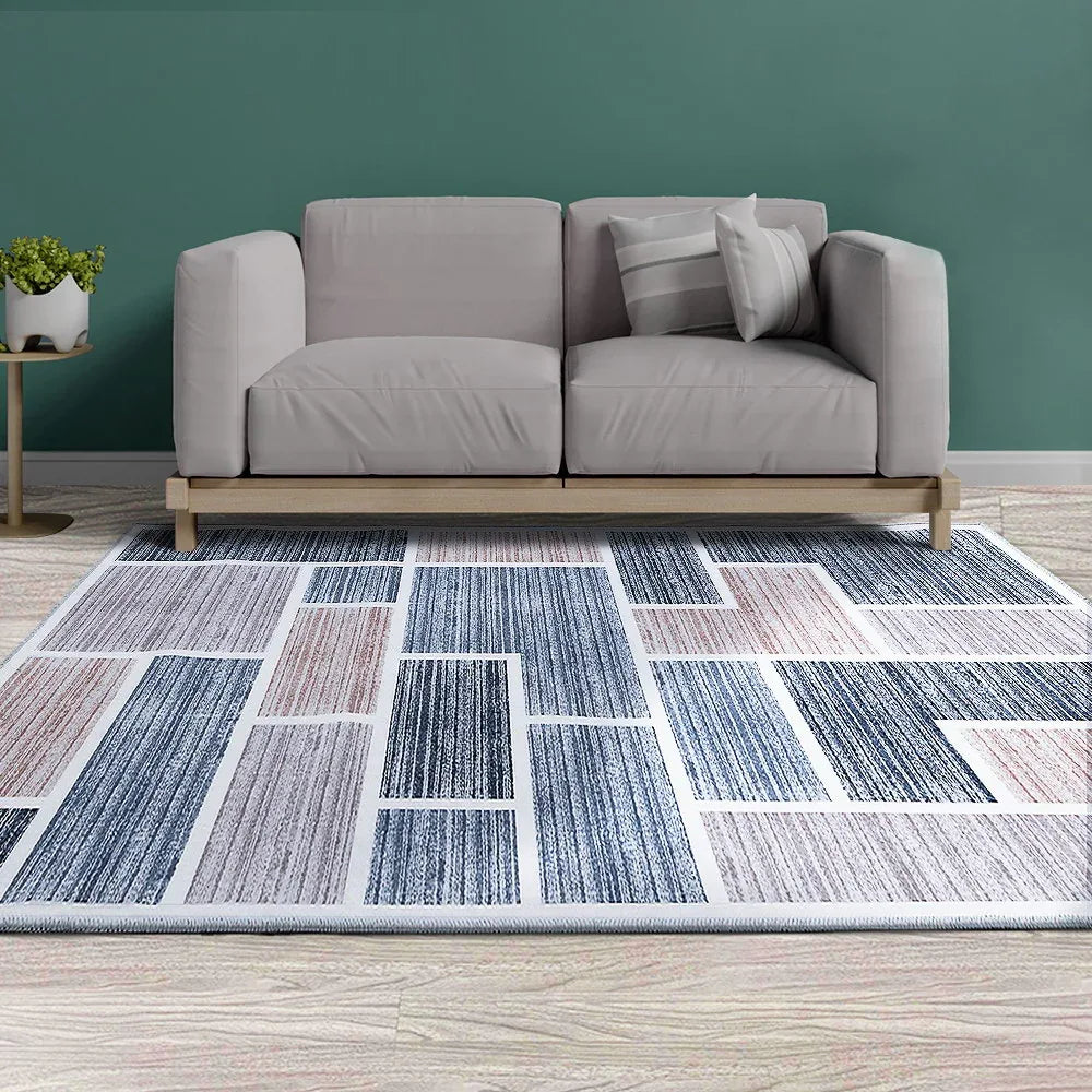 Artiss Rug 160x230cm Area Rug Large Carpet Soft Short Pile Modern Oblo - Mekamart Australia