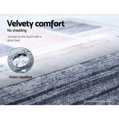 Artiss Rug 200x290cm Area Rug Large Carpet Soft Short Pile Modern Oblo - Mekamart Australia
