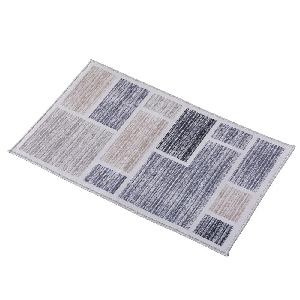 Artiss Floor Rug 50X80cm Doormat Soft Velvet Non-Slip Bath Mat Small Modern - Mekamart Australia
