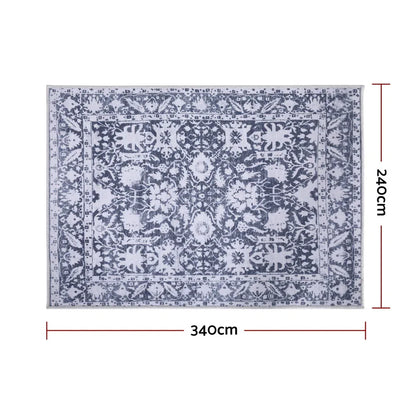 Artiss Floor Rug 240X340cm Soft Velvet Washable Modern Area Rug Floor Carpet Mat - Mekamart Australia