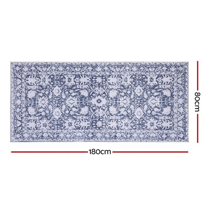 Artiss Hallway Runner Rug 80x180cm Soft Velvet Washable Modern Kitchen Mat - Mekamart Australia