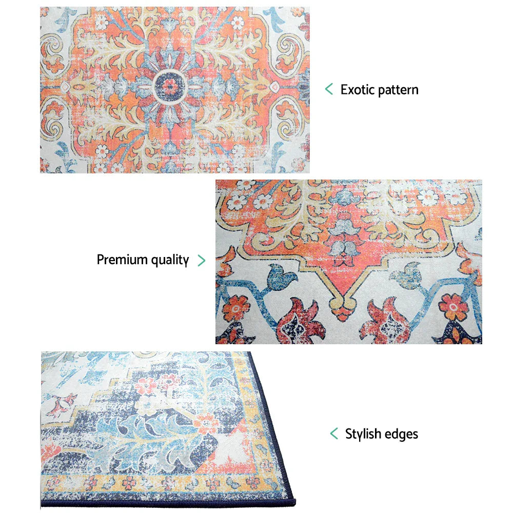 Artiss Rug 200x290cm Area Rug Large Carpet Soft Short Pile Modern Yasmin - Mekamart Australia