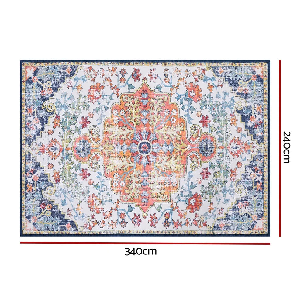 Artiss Floor Rug 240X340cm Large Washable Geometric Area Rug Modern Carpet Mat - Mekamart Australia